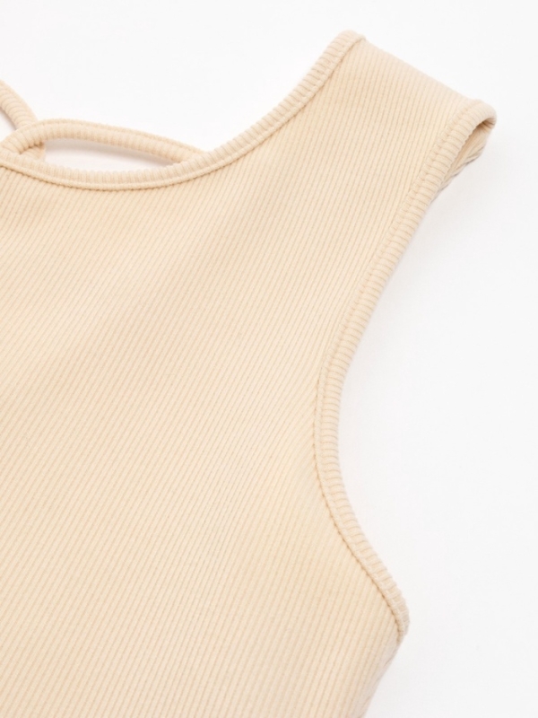 Топ женский MINAKU: Casual Collection цвет ваниль, размер 42