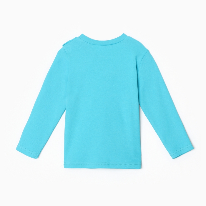 Лонгслив для мальчика, цвет бирюзовый, рост 98 см Лонгслив для мальчика, цвет бирюзовый, рост 98 см