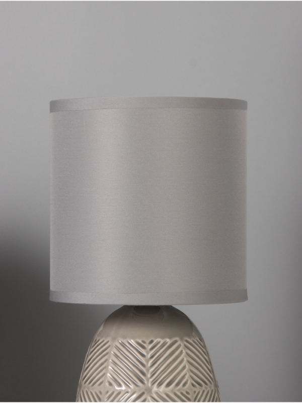 Лампа настольная "Ретушь" 40Вт Е14 серый 12х12х24см