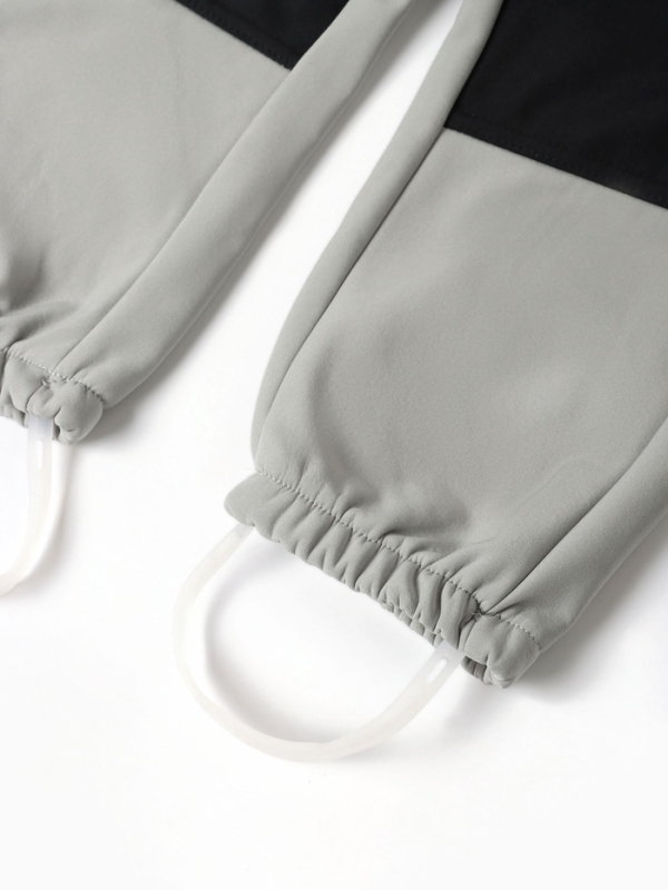 Комбинезон демисезонный для мальчиков MINAKU из Softshell на флисе, непромокаемый, серый, рост 104 см