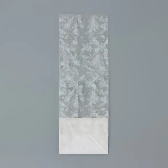 Пакет подарочный новогодний с жёстким дном 6&times;8&times;23 см