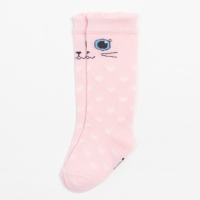 Гольфы Крошка Я «Котик» 8-10 см, цвет розовый Гольфы Крошка Я «Котик» 8-10 см, цвет розовый