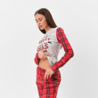 Пижама новогодняя женская KAFTAN "X-mas" размер 48-50 49 Пижама новогодняя женская KAFTAN "X-mas" размер 48-50 49