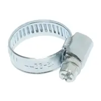 Хомут червячный ZEIN engr, несквозная просечка, диаметр 12-22 мм, ширина 9 мм, оцинкованный