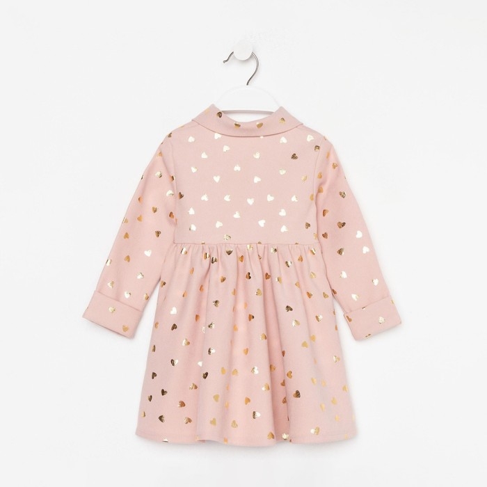 Платье детское KAFTAN Платье детское KAFTAN "Сердечки", р. 38 (146-152), розовый
