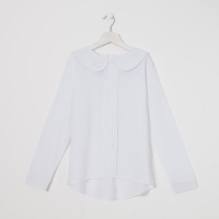 Школьная блузка для девочки, цвет белый, рост 146 см Школьная блузка для девочки, цвет белый, рост 146 см