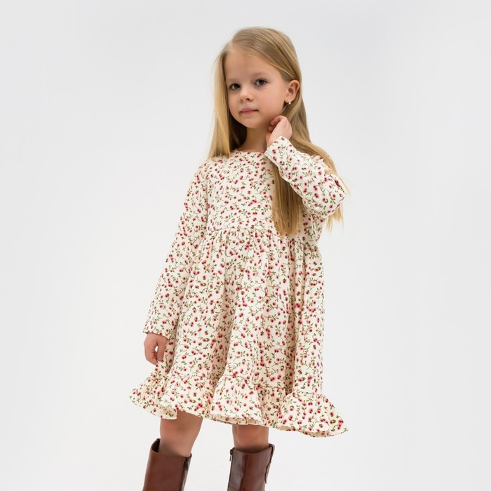 Платье KAFTAN Платье KAFTAN "Розы", р. 36 (134-140), белый