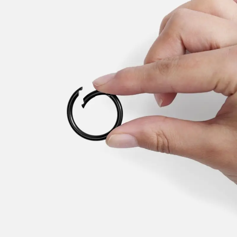 Карабин-кольцо Claus, L, черный