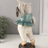 Сувенир полистоун с часами "Бегемот-балерина" 13,5х15х32,5 см Сувенир полистоун с часами "Бегемот-балерина" 13,5х15х32,5 см