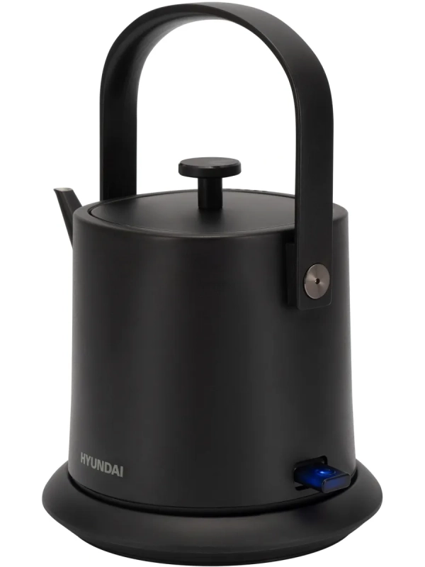 Чайник HYK-S2042 0.6л. 1000Вт черный (металл)