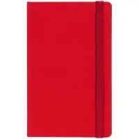 Блокнот Shall, в линейку, красный