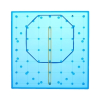 Геоборд двусторонний &laquo;Новогодний&raquo; со сменными картинками и резиночками