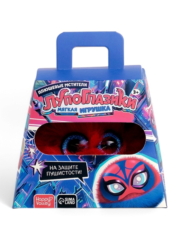 Мягкая игрушка &laquo;Лупоглазики. Плюшевые мстители: Спайди-пух&raquo;
