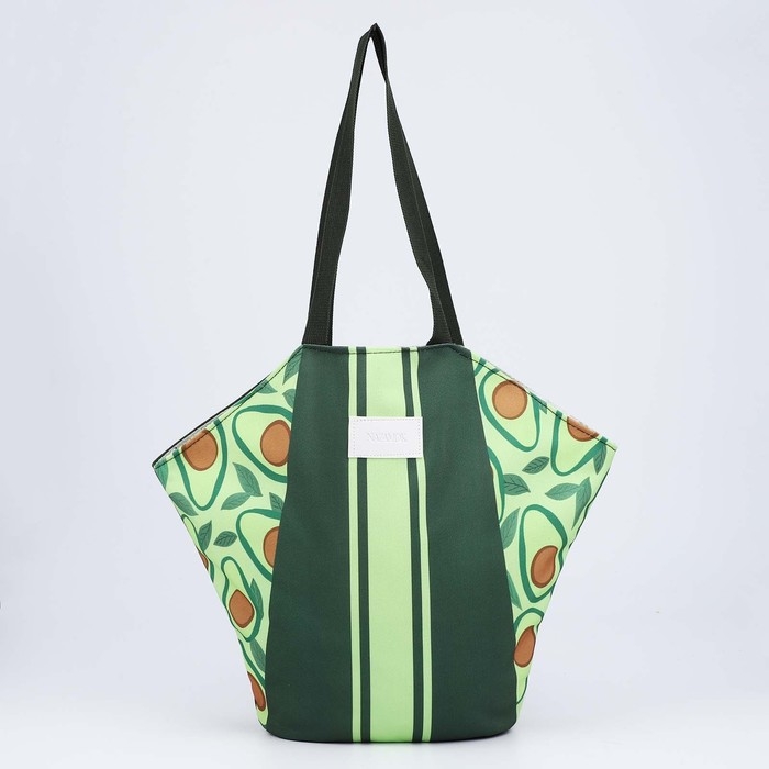 Сумка женская пляжная Сумка женская пляжная "Авокадо" + бикини бэг
