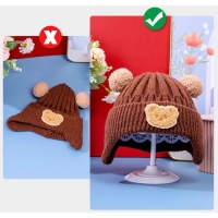 Подставка для шапок, 51 см обхват головы, 16&times;16&times;30 см, цвет белый