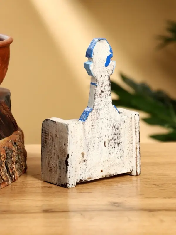 Календарь настольный &laquo;Маяк&raquo;, 7&times;4&times;11 см, дерево, бело-синий