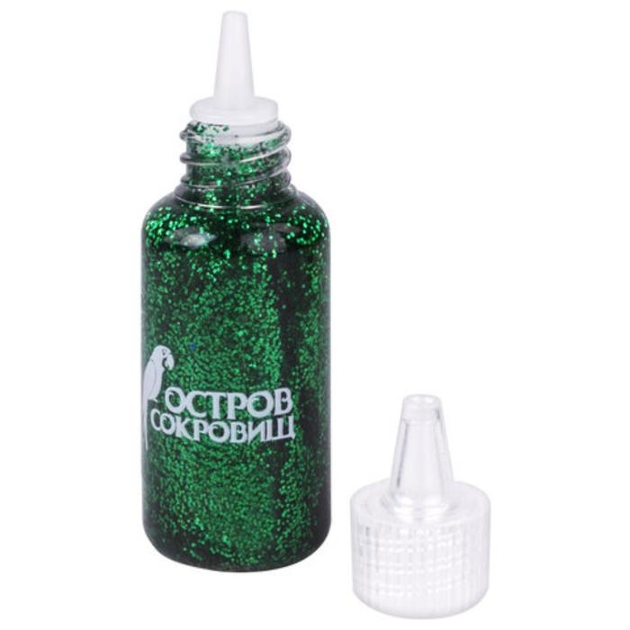 Гель с блестками Гель с блестками "ОСТРОВ СОКРОВИЩ", 24 штук х 20 мл, в дисплее, МИКС