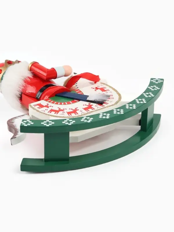 Новогодний декор "Щелкунчик на лошадке" 28 см