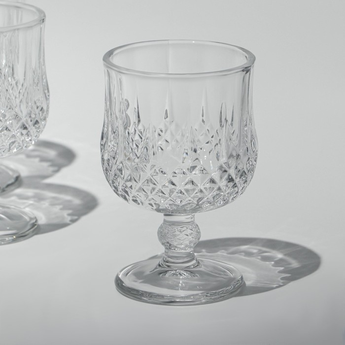 Набор фужеров, стеклянный, d=7.3 см, h=12 см, 205 мл, 6 шт