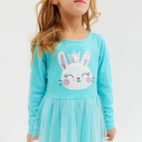 Платье для девочки, цвет мятный, рост 104 см Платье для девочки, цвет мятный, рост 104 см