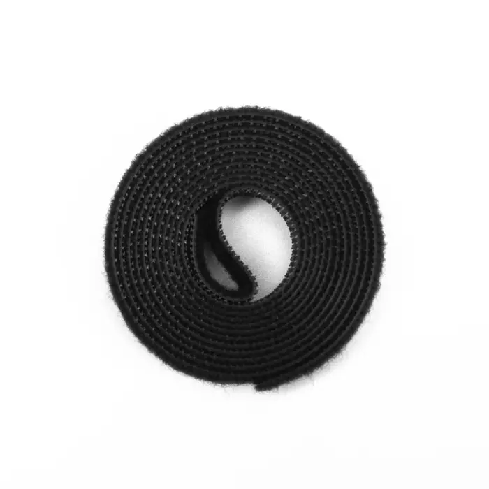 Лента-липучка для проводов 1000&times;10&times;1.5 мм ТУНДРА, чёрная, 1 шт.