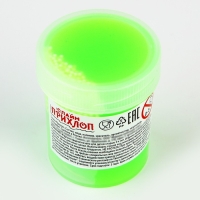 Слайм, туба с шариками лаймовый 40 г Слайм, туба с шариками лаймовый 40 г