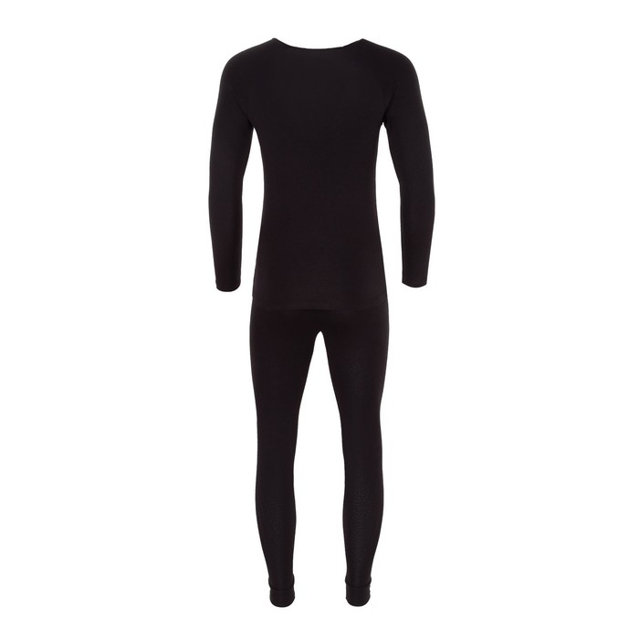 Термобельё мужское (джемпер, кальсоны), цвет чёрный, размер 46 Термобельё мужское (джемпер, кальсоны), цвет чёрный, размер 46