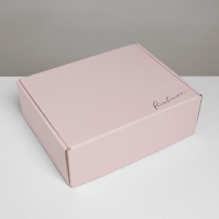 Коробка подарочная складная, упаковка, &laquo;Розовый&raquo;, 27 х 21 х 9 см