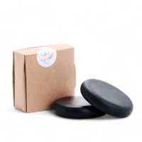 Набор массажных камней из базальта, 2 шт, 10 см