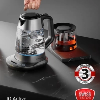 Чайник электрический PWK 1775CGLD Wi-Fi IQ Home стеклянный