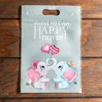 Пакет подарочный, с zip-lock застежкой, 15 х 22 см, МИКС