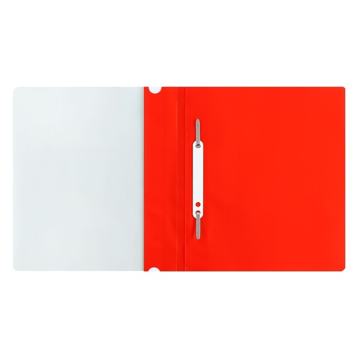 Набор папок-скоросшивателей А5, 5 штук, Calligrata, 180 мкм, с прозрачным верхом, красный