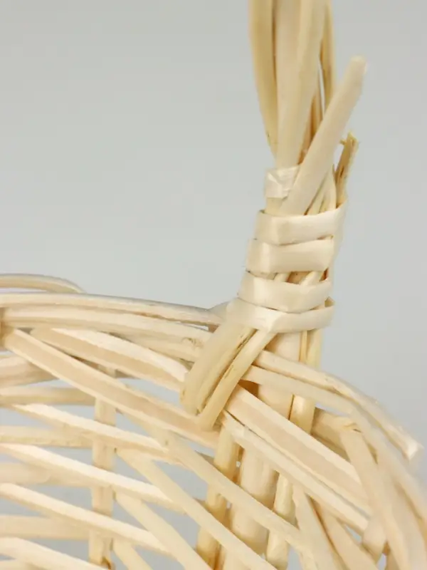 Набор корзин  (ива): 36x28xH13xHH36; 31x23xH12xHH31; 25x18xH10xHH26, 3 шт. Выбеленный