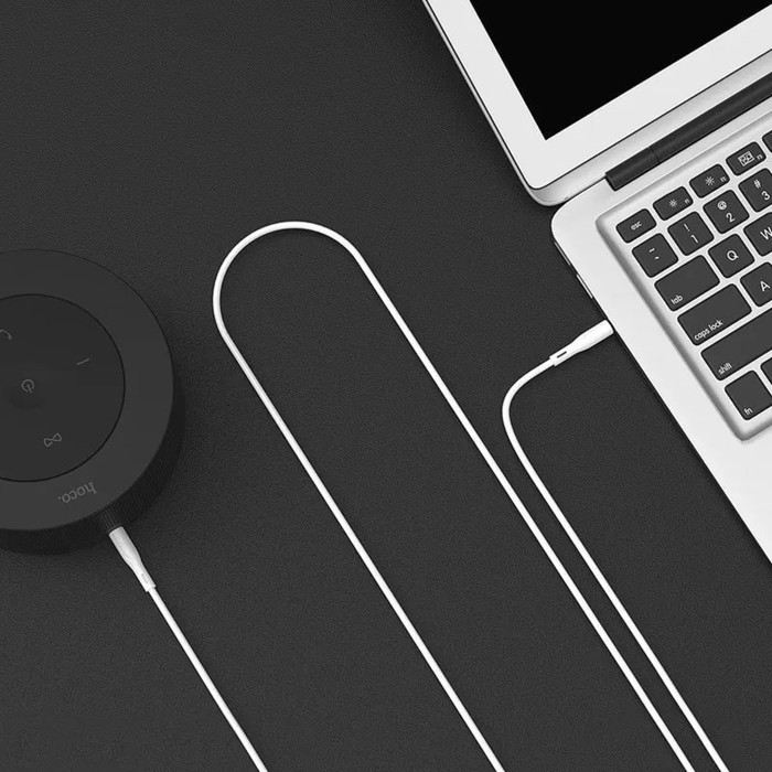 Кабель аудио AUX Borofone BL1, Jack 3.5 мм(m)-Jack 3.5 мм(m), TPE оплётка, 1 м, чёрный