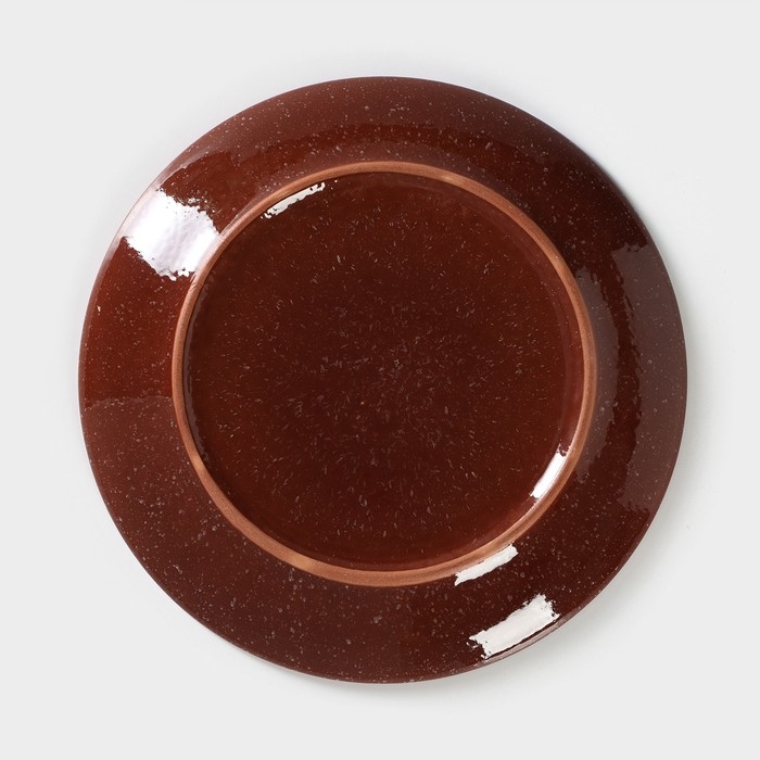 Тарелка плоская &laquo;Мрамор&raquo;, d=24 см