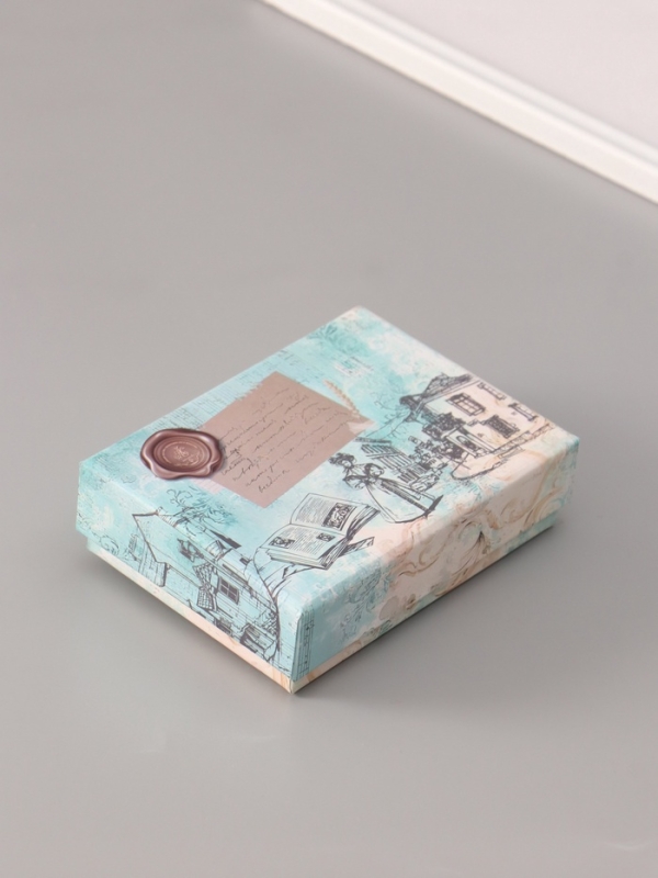 Сургучный набор "Ёлка" печать, ручка, сургуч 12,5х10х3,6 см