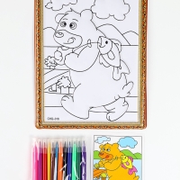 Набор для творчества: создание игрушки и раскраска "Коала и друзья"