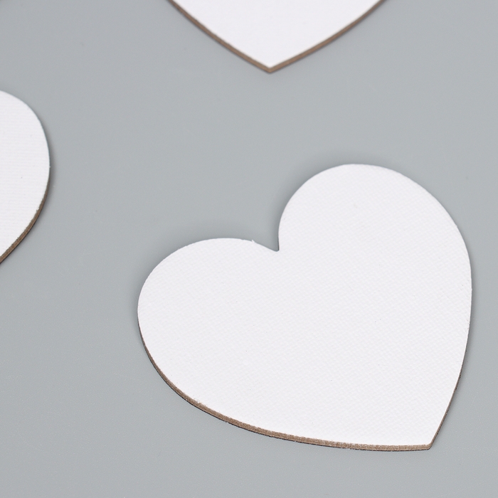 Набор холстов на магните &laquo;Сердце&raquo;, 7,5 см, 4 шт