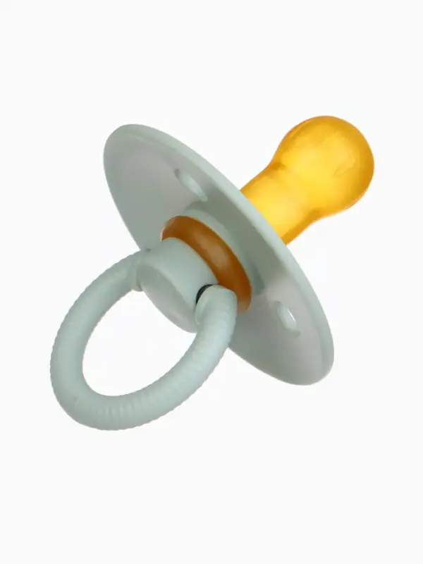 Набор классических пустышек, 2 шт., латекс, цв.айвори/зеленый, в контейнере, от 0 +., M&B