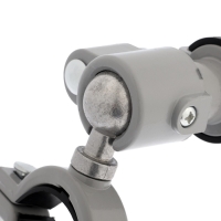 Стойка для дрели ТУНДРА, винтовой зажим, поворотный шарнир 360&deg;, d=60 мм, длина 253 мм