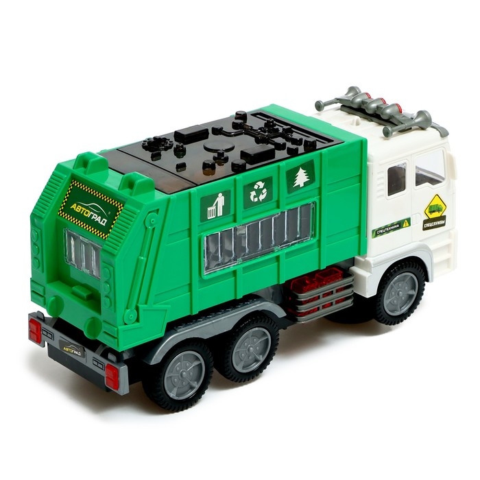Машина &laquo;Мусоровоз&raquo;, световые и звуковые эффекты, работает от батареек