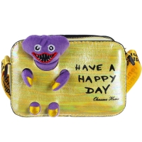 Сумка детская на молнии, 6х11х13 см, регулируемый ремень, жёлтый МИКС Сумка детская на молнии, 6х11х13 см, регулируемый ремень, жёлтый МИКС