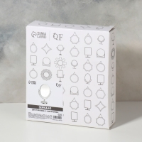 Зеркало настольное &laquo;Овал&raquo;, двустороннее, с увеличением, зеркальная поверхность 9 &times; 12 см, цвет серебристый