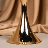 Подсвечник металл на 1 свечу &laquo;Ричард&raquo; цвет золото 12.5 х 12.5 х 44 см