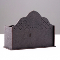 Календарь-карандашница "Вдохновение", черный-серебро, 17х7,5х12 см, МДФ Календарь-карандашница "Вдохновение", черный-серебро, 17х7,5х12 см, МДФ