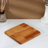 Тарелка Adelica &laquo;Классика&raquo;, 19&times;19&times;1,8 см, пропитана минеральным маслом, берёза