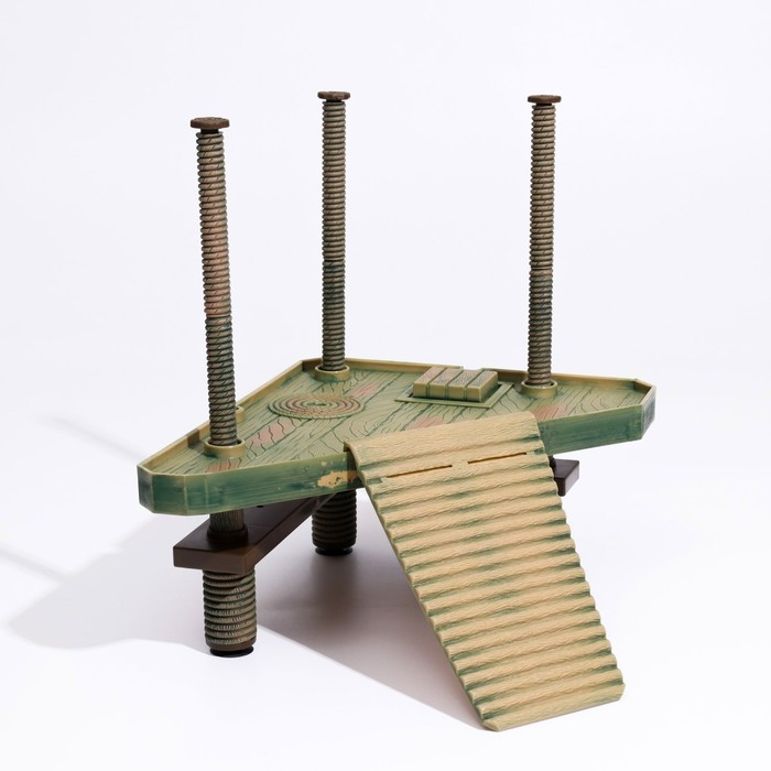 Платформа для черепах на регулируемых опорах с плавающим мостиком (мостик 29 х 24 см) Платформа для черепах на регулируемых опорах с плавающим мостиком (мостик 29 х 24 см)