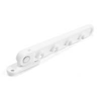 Ограничитель оконный для ПВХ белый, цинк