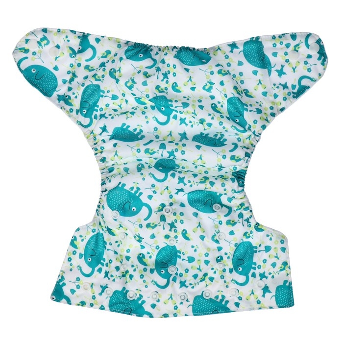 Трусики-подгузник, многоразовый &laquo;Слоники&raquo;, Крошка Я