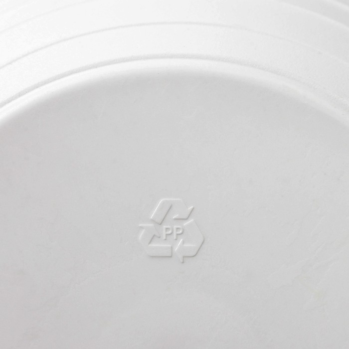 Горшок для цветов с поддоном &laquo;Япония&raquo; 1,2 л, цвет белый